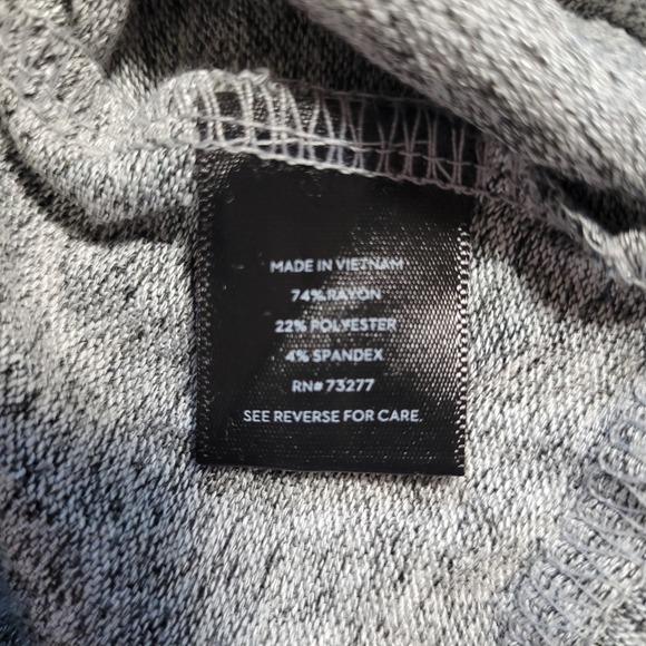 Simply Vera Vera Wang Womens XL Floral Print Twist Front Long Sleeve Top - Picture 5 of 5